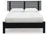 Ashley Furniture B1013B19 Danziar - Full Slat Panel Bed With Low Footboard - Black