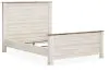 Ashley Furniture B267B8 Ashley Furniture B267B8 Willowton - Queen Panel Bed - Whitewash