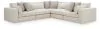 Ashley Furniture PC66004S17 Ashley Furniture PC66004S17 Ashbourne Estate - 5-Piece Sectional - Snowstone