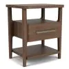 Riverside Furniture 43468 Delia - Accent Nightstand - Nouveau Walnut