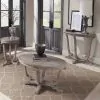 Liberty Furniture 154-OT-3PCS Greystone Mill - 3 Piece Table Set (1 Cocktail 2 End Tables) - Stone White Wash / Wirebrush Distressing