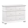 Liberty Furniture 607-BR30 Summer House - 6 Drawer Dresser - Oyster White