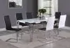 CoasterElevations 193001 Pauline - Rectangular Glass Top Dining Table - Chrome