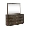 Liberty Furniture 732-BR-DM Cascade Falls - Dresser & Mirror - Satin Espresso