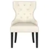 Coaster Fine Furniture 115572 Baney - Fabric Upholstered Dining Side Chair - Beige And Black