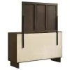 Coaster Fine Furniture 225013M Glenwood - 6-Drawer Dresser And Mirror - Warm Brown