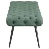 Coaster Fine Furniture 910336 Ella - Upholstered Tufted Bench Metal Legs - Teal