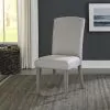 Liberty Furniture 499-C6501S Palmetto Heights - Upholstered Side Chair - Shell White & Driftwood