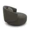 Liberty Furniture 708-ACH15-GY Liberty Furniture 708-ACH15-GY Haley - Upholstered Swivel Cuddler Chair - Charcoal