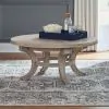 Liberty Furniture 694-OT1011 New Haven - Round Cocktail Table - Sanctuary White