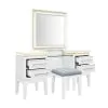 Liberty Furniture 781-BR-VN Reflections - 3 Piece Vanity Set - Pearl White & Rhinestone