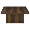 Coaster Fine Furniture 710888 Devar - Square Engineered Wood Cocktail Coffee Table - Dark Pine