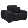 Coaster Fine Furniture 511063 Octavia - Fabric Upholstered Track Arm Accent Chair - Black