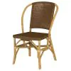 Coaster Fine Furniture 109122 Lexley - Woven Rattan Dining Side Chair (Set of 2) - Brown