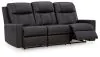 Benchcraft® 7471388 Mackmenville - Reclining Sofa - Carbon