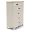Riverside Furniture 79465 Glenndale - Five Drawer Chest - Aged White / Wheat