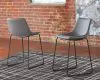 Ashley Furniture D372-824 Ashley Furniture D372-824 Centiar - Upholstered Barstool (Set of 2) - Gray