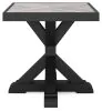 Ashley Furniture P792-702 Beachcroft - Square End Table - Black / Light Gray