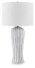 Ashley Furniture L235894 Lanwell - Poly Table Lamp - Antique Gray