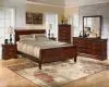Ashley Furniture B376/31/36/46/82/97/92 Ashley Furniture B376/31/36/46/82/97/92 Alisdair - 6 Pc. - Dresser, Mirror, Chest, King Sleigh Bed, Nightstand - Dark Brown