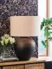 Ashley Furniture L207644 Newgerhard - Metal Table Lamp - Brown / Black