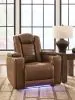 Ashley Furniture PCU1420013 Gruaro - Power Recliner With Adjustable Headrest - Amber