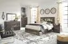 Ashley Furniture B211B17 Ashley Furniture B211B17 Drystan - Queen Bookcase Bed With 2 Side Drawers - Brown / Beige