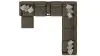Jackson Furniture Industries 3215/36/31/37/12/59/84-09 Jackson Furniture Industries 3215/36/31/37/12/59/84-09 Siena - 9 Piece Modular Sectional With Cuddler Seat Cushions And Included Accent Pillows And Cocktail Ottoman - Chocolate