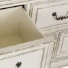 Liberty Furniture 520-BR-CSLDM Liberty Furniture 520-BR-CSLDM Abbey Park - 3 Piece Bedroom Set (California King Sleigh Bed, Dresser & Mirror) - Antique White