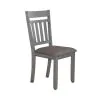 Liberty Furniture 131-C6501S Newport - Splat Back Side Chair - Smokey Gray / Carbon Gray