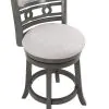 New Classic S1701-CS-GRY Gia - Swivel Counter Stool - Gray