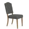 Riverside Furniture 92632 Riverside Furniture 92632 Mix-N-Match Chairs - Button Tufted Upholstered Chair (Set of 2) - Dark Gray