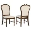 Coaster Fine Furniture 109402 Landon - Upholstered Dining Side Chair (Set of 2) - Rich Brown