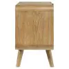 Coaster Fine Furniture 225092 Robyn - 2-Drawer Nightstand Bedside Table - Light Ash