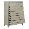 Liberty Furniture 694-BR41 New Haven - 5 Drawer Chest - Sanctuary White