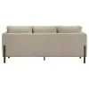Coaster Fine Furniture 511101 Islington - Fabric Upholstered Panel Arm Sofa - Taupe