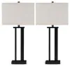 Ashley Furniture L204074 Ashley Furniture L204074 Aniela - Metal Table Lamp (Set of 2) - Bronze Finish