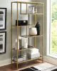 Ashley Furniture A4000286 Frankwell - Bookcase - Gold Finish