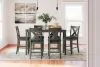 Ashley Furniture D388-423 Caitbrook - Rect Drm Counter Table Set (Set of 7) - Gray