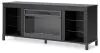 Ashley Furniture W2721-168 Cayberry - TV Stand With Fireplace - Black