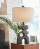 Ashley Furniture L235754 Danacy - Paper Table Lamp - Distressed Black