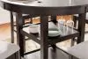 Ashley Furniture D422-223 Langwest - Dining Room Counter Table Set (Set of 5) - Brown