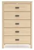 Ashley Furniture EB2444-245 Cabinella - Five Drawer Chest - Tan