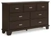 Ashley Furniture B441-31 Covetown - Dresser - Dark Brown