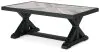 Ashley Furniture P792-701 Beachcroft - Rectangular Cocktail Table - Black / Light Gray