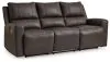 Ashley Furniture U13100/87/96 Boxmere - 2 Pc. - Power Reclining Sofa, Power Reclining Loveseat With Console - Storm