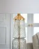 Ashley Furniture L430884 Bakersboro - Glass Table Lamp - Clear / Gold Finish