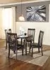 Ashley Furniture D310/15/01(4) Ashley Furniture D310/15/01(4) Hammis - 5 Pc. - Drop Leaf Table, 4 Upholstered Side Chairs - Dark Brown