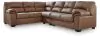 Ashley Furniture PC27704S4 Ashley Furniture PC27704S4 WillowBend - 3-Piece Sectional With LAF Sofa With Corner Wedge - Caramel