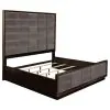 CoasterElevations 223261KW Durango - Wood California King Panel Bed - Smoked Peppercorn